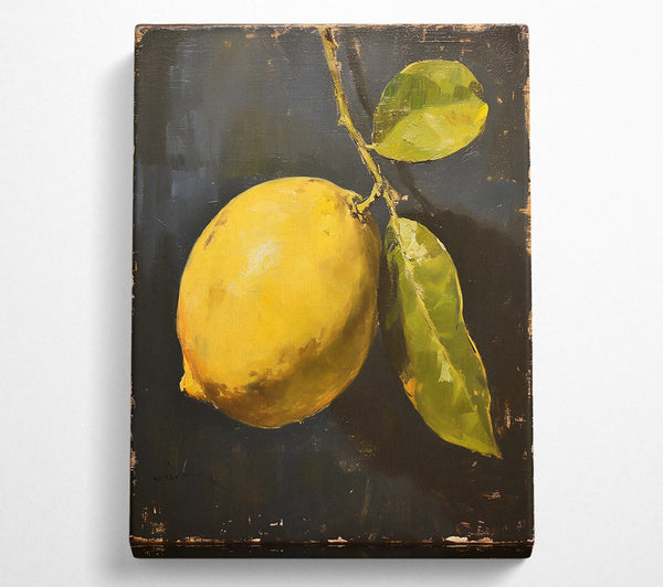 Golden Lemon Still Life