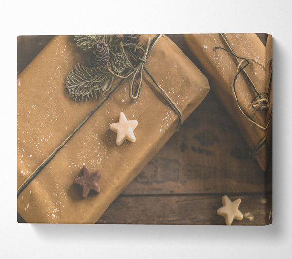 Brown Festive Stars