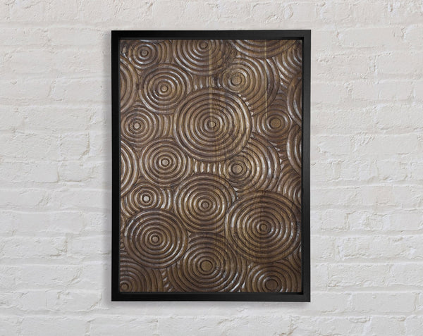 Brown Abstract Circles