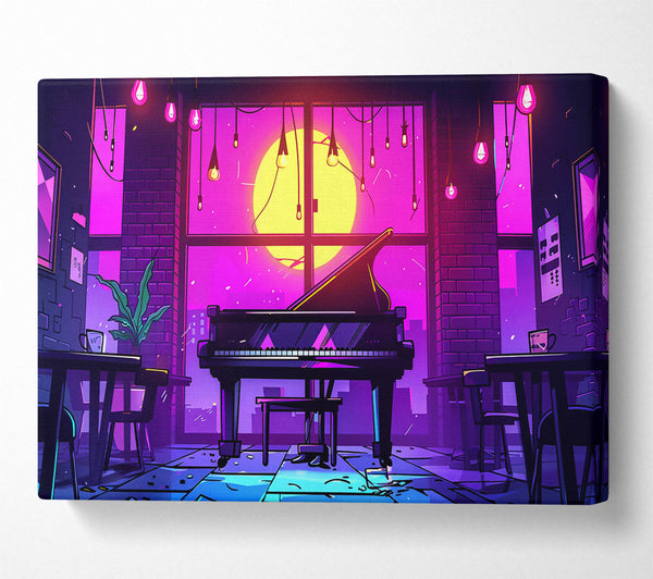 Purple Sunset Piano Bar