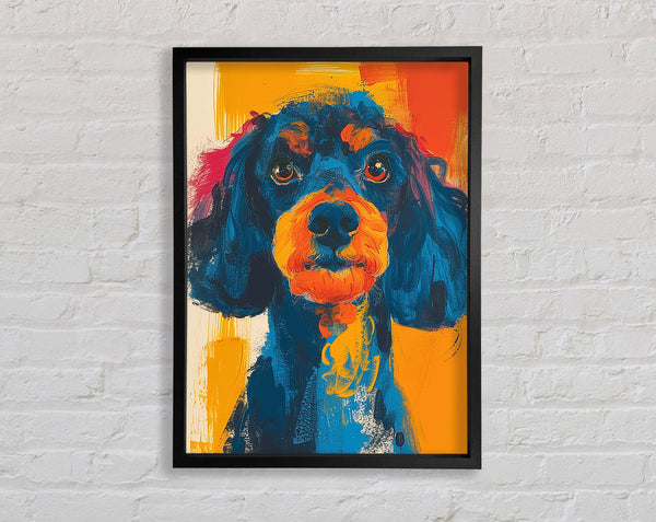 Brushstroke Dog Colour