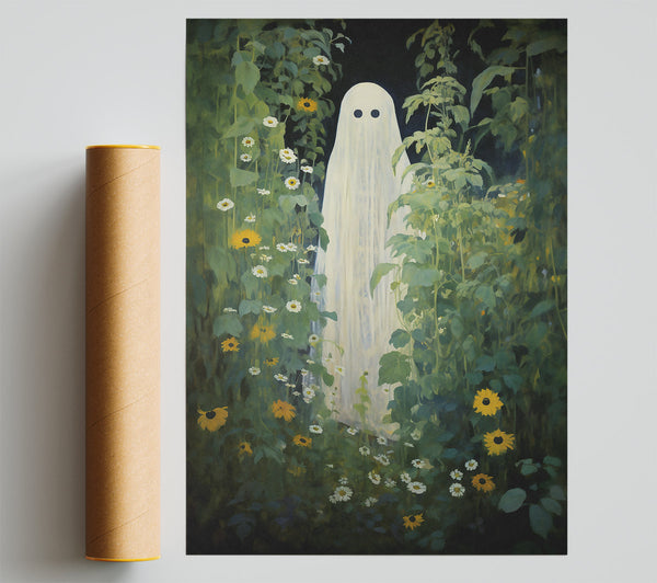 White Ghost In Green