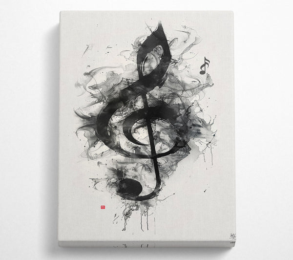 Black Ink Treble Clef