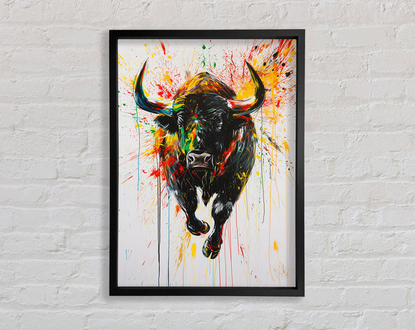 Bull Colour Splash