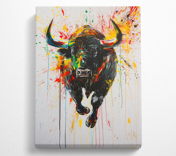 Bull Colour Splash