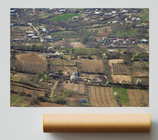 Brown Fields And Homes