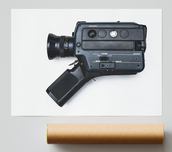 Black Vintage Camcorder