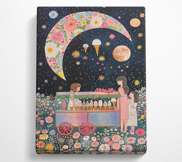 Pink Moon Ice Cream Cart