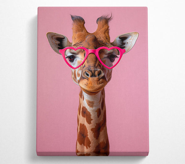 Pink Giraffe Love