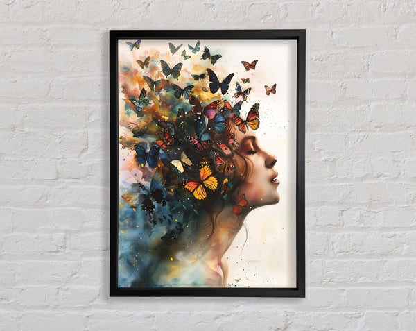 Butterfly Woman Explosion