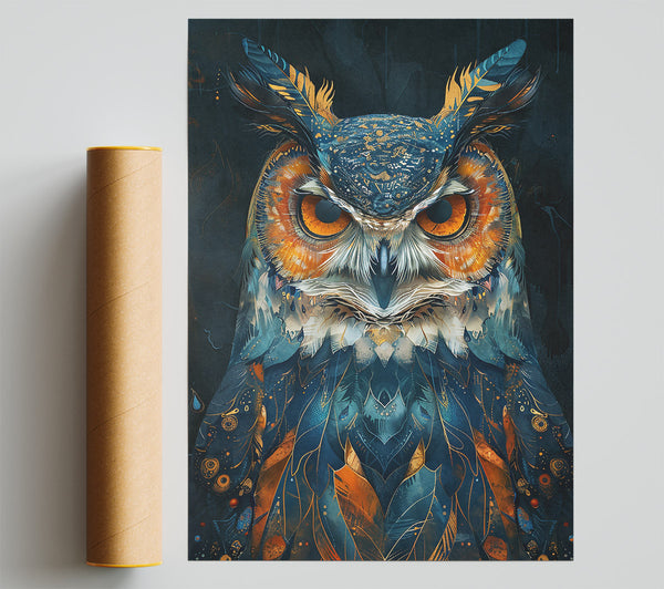 Midnight Owl Feathers