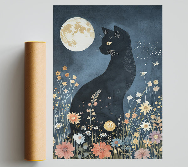 Midnight Blue Feline