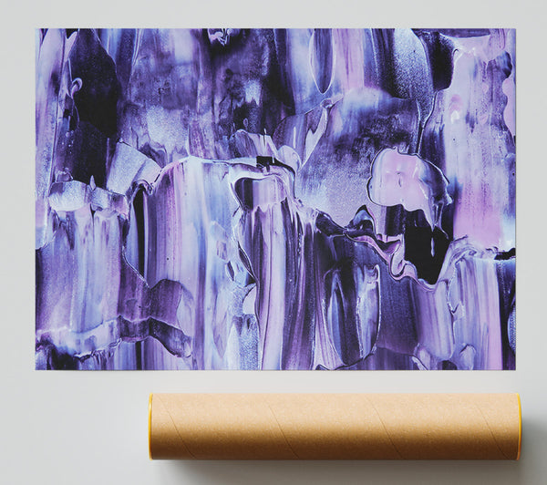 Lavender Abstract Drips