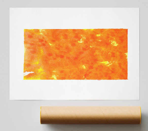 Orange Abstract Wash