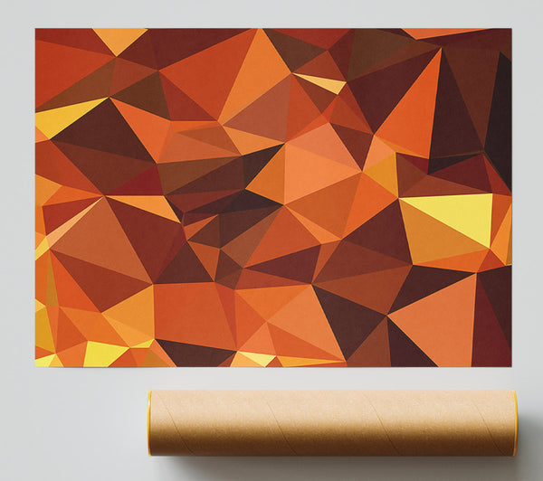 Orange Geometric Abstract