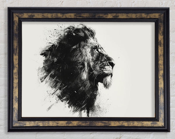 Charcoal Lion