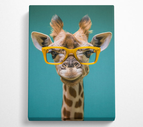 Yellow Glasses Giraffe