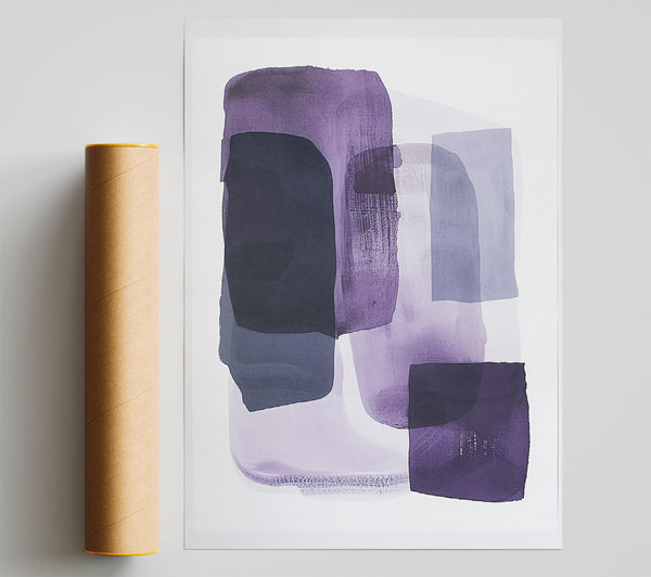 Lavender Abstract Forms