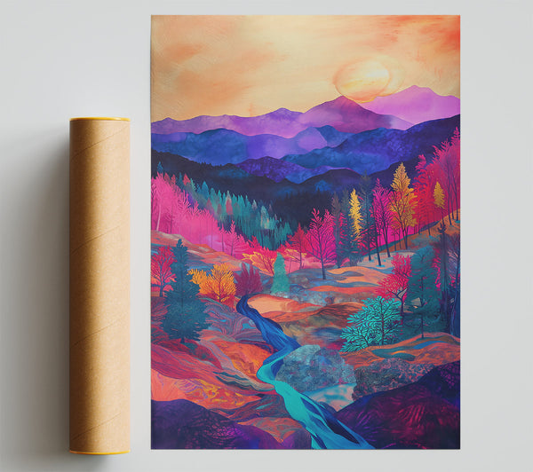 Purple Sunset Stream