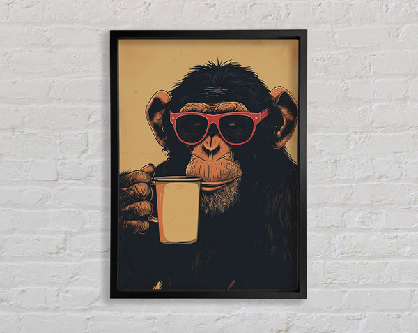 Chimp Coffee Glasses