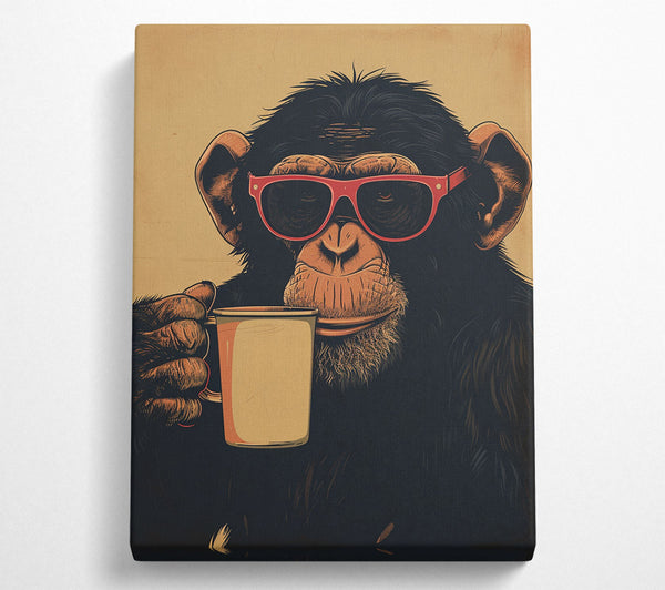 Chimp Coffee Glasses