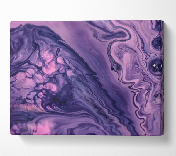 Lilac Swirls Of Art