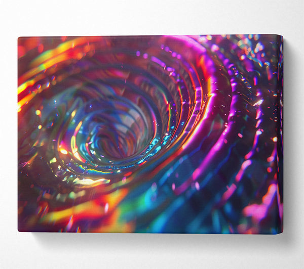 Crimson Iridescent Vortex