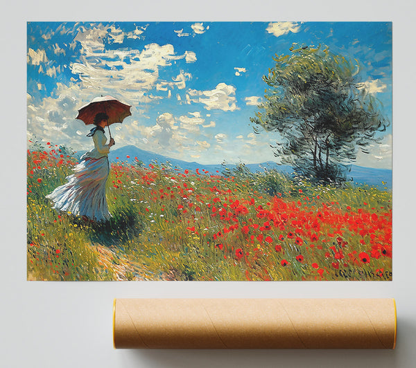 Crimson Poppy Field