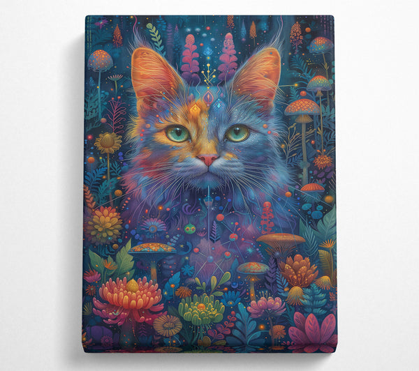 Blue Feline Dreamscape