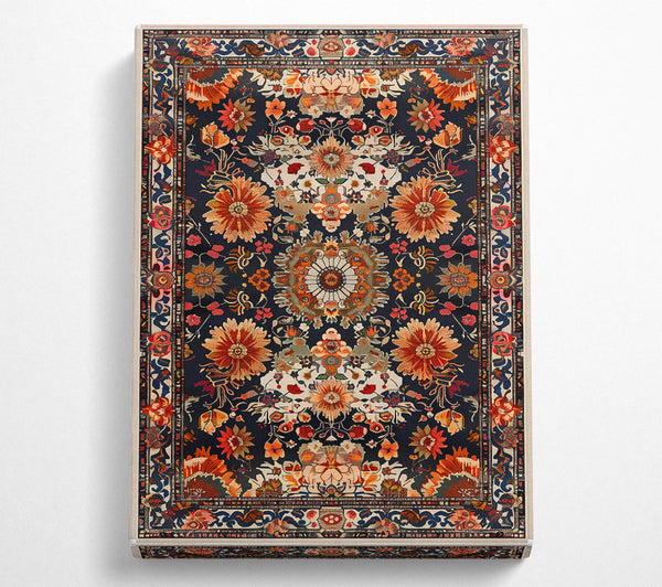 Midnight Floral Tapestry.