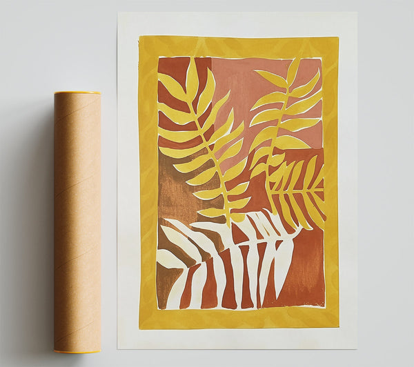 Golden Fern Frame