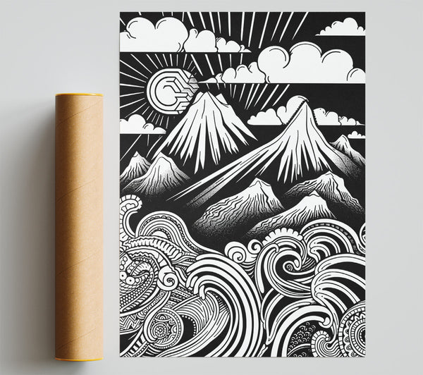 Black And White Peaks