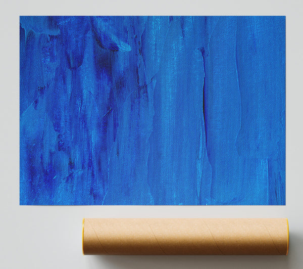 Cobalt Canvas Strokes