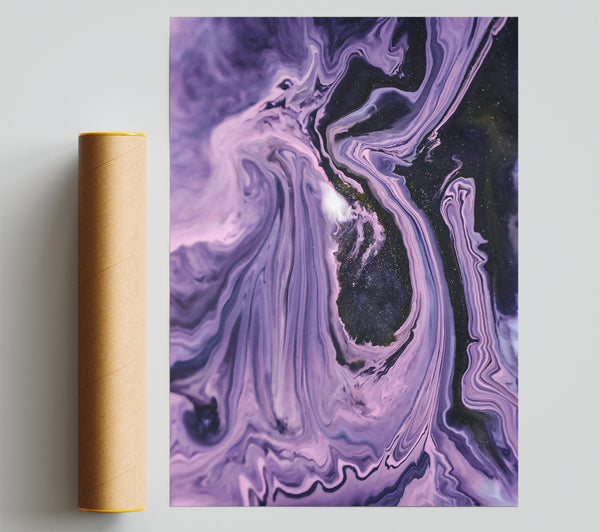 Lilac Cosmic Swirl