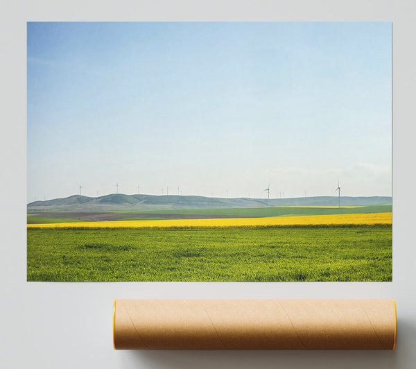 Green Fields And Yellow Windmills