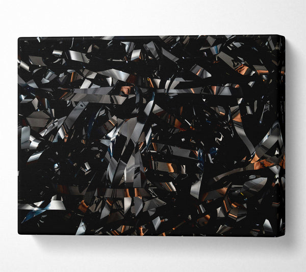 Black Metallic Tapestry