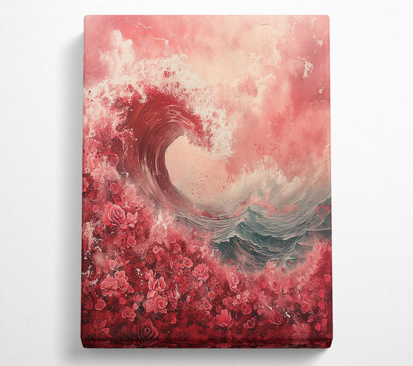 Crimson Wave Of Roses