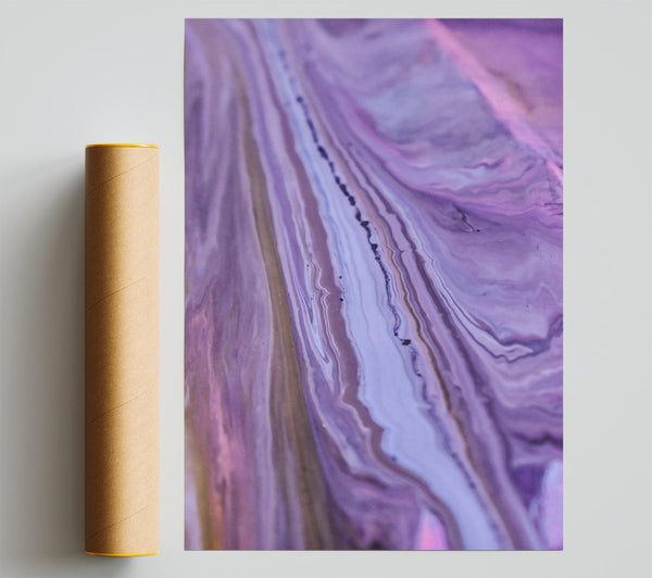 Lilac Flowing Lines