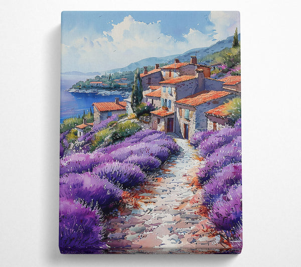 Purple Lavender Coastline