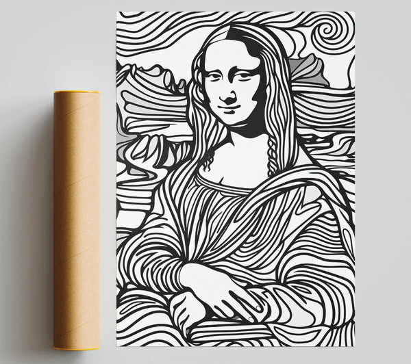 White Lines Mona Lisa