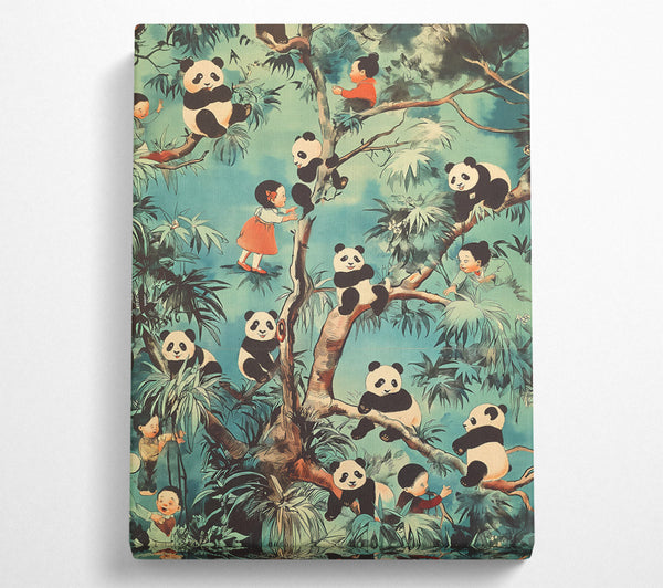 Teal Panda Paradise