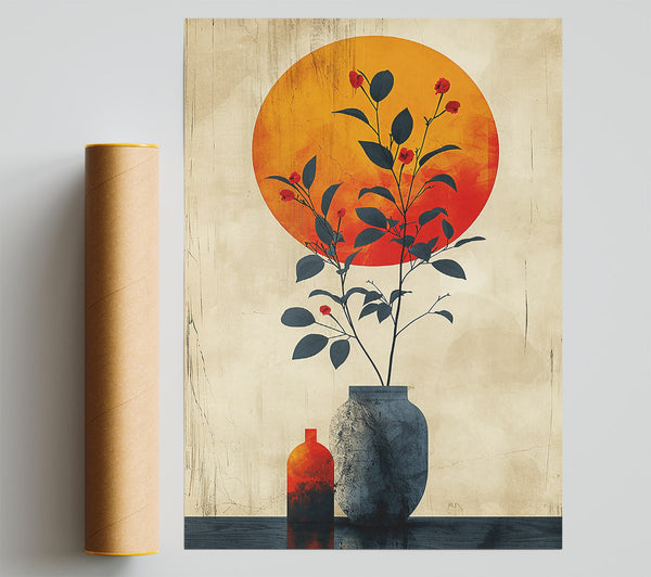 Orange Sunset Still Life