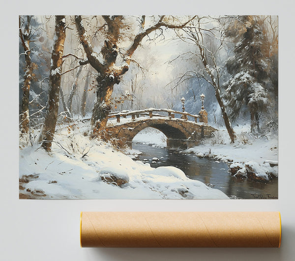 Golden Winter Bridge