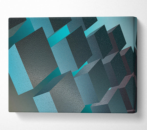 Teal Geometric Formations