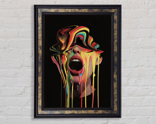 Dripping Paint Scream