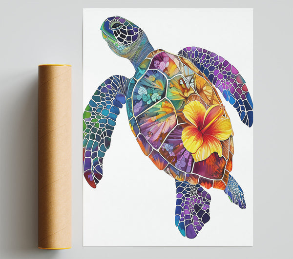 Purple Sea Turtle Blooms