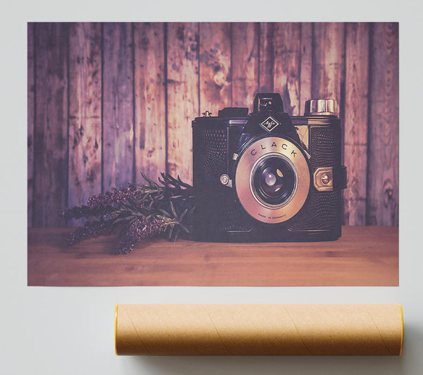 Purple Vintage Camera