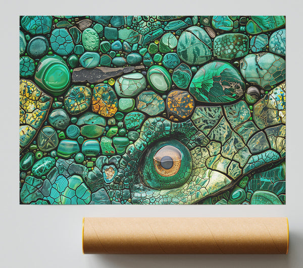 Emerald Eye Mosaic