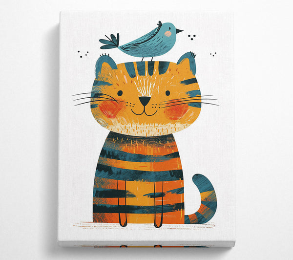 Orange Striped Kitty Friend