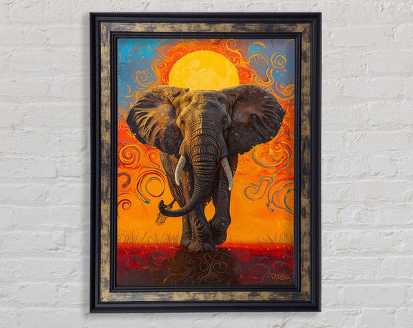 Elephant Burning Sun